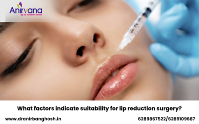 What factors indicate suitability for lip reduction surgery?