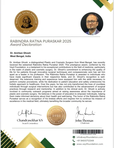 Rabindra Ratna Puraskar(2025) | Dr. Anirban Ghosh