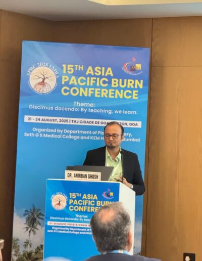 it was really wonderful to share insights of my experience on Burns with huge gatherings at APBC 2025