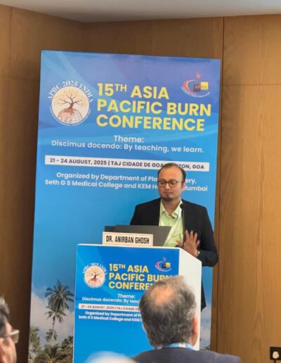 it was really wonderful to share insights of my experience on Burns with huge gatherings at APBC 2025