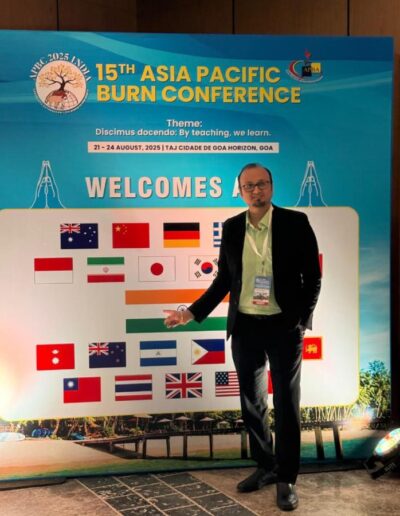 it was really wonderful to share insights of my experience on Burns with huge gatherings at APBC 2025