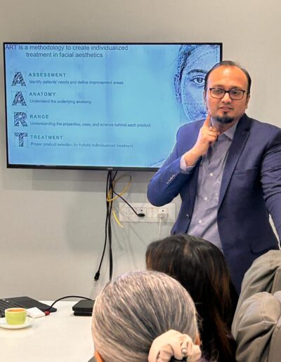 Gauhati for teaching peer doctors on Facial Aesthetics