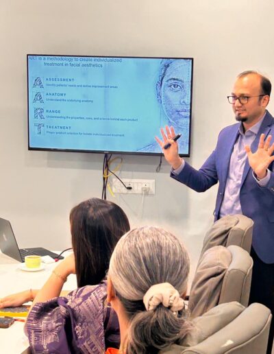 Gauhati for teaching peer doctors on Facial Aesthetics