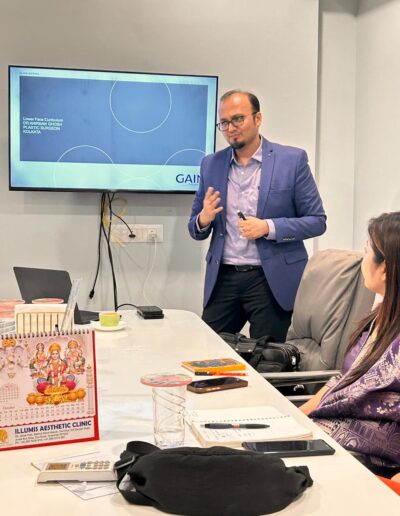 Gauhati for teaching peer doctors on Facial Aesthetics