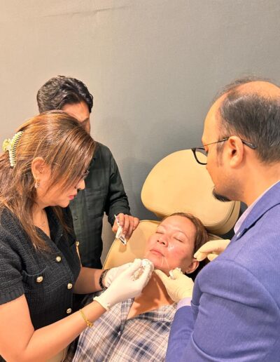 Gauhati for teaching peer doctors on Facial Aesthetics