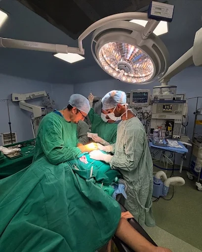 Surgical team performing a procedure at Anirvana Clinic