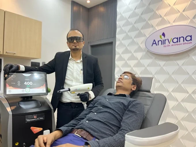 Non-surgical aesthetic treatment at Anirvana Clinic, Kolkata